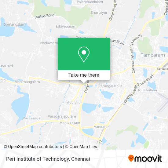 Peri Institute of Technology map