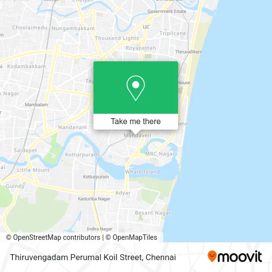 Thiruvengadam Perumal Koil Street map