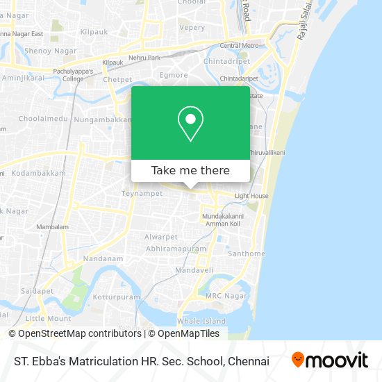 ST. Ebba's Matriculation HR. Sec. School map