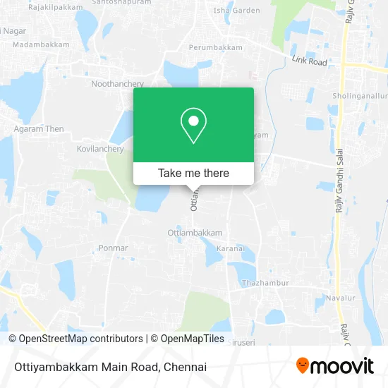 Ottiyambakkam Main Road map