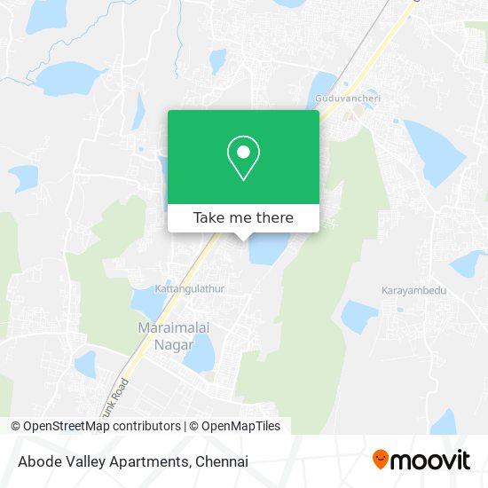 Abode Valley Apartments map