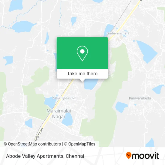 Abode Valley Apartments map