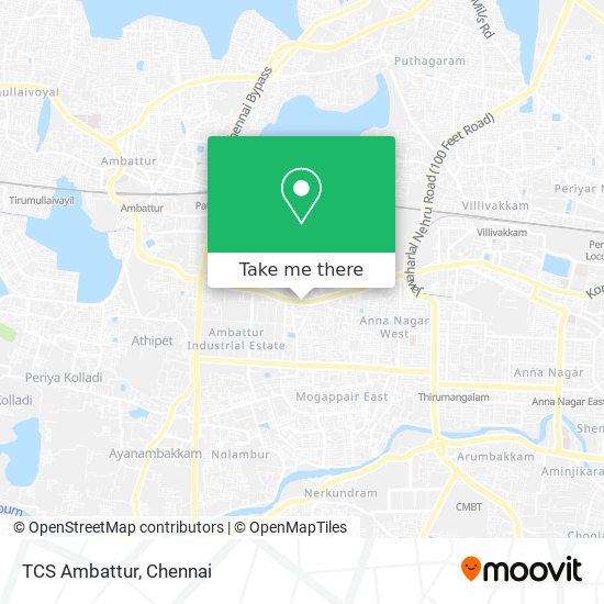 TCS Ambattur map