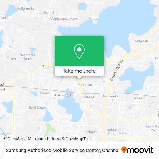 Samsung Authorised Mobile Service Center map