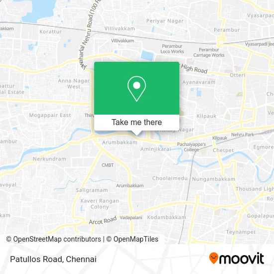 Patullos Road map