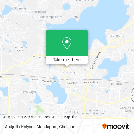 Aruljothi Kalyana Mandapam map