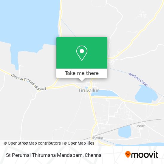 St Perumal Thirumana Mandapam map