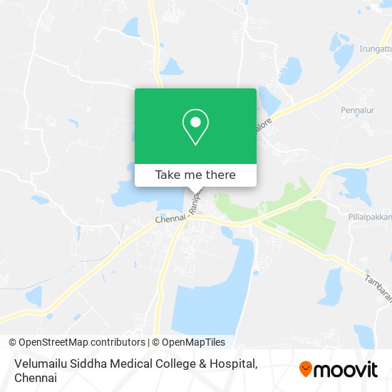 Velumailu Siddha Medical College & Hospital map