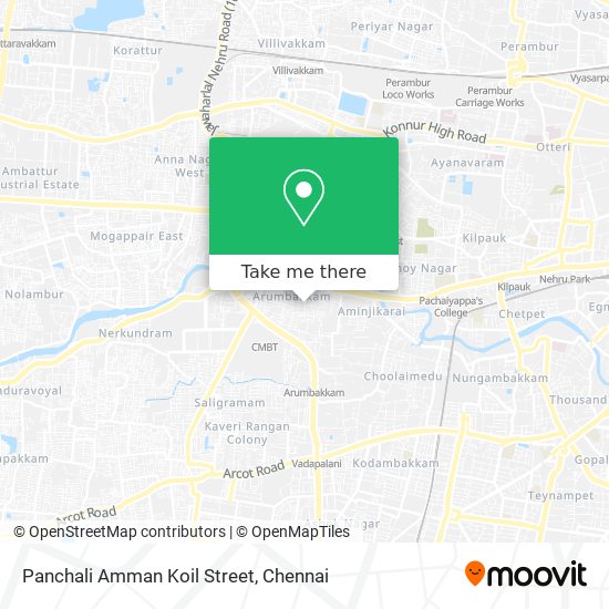 Panchali Amman Koil Street map