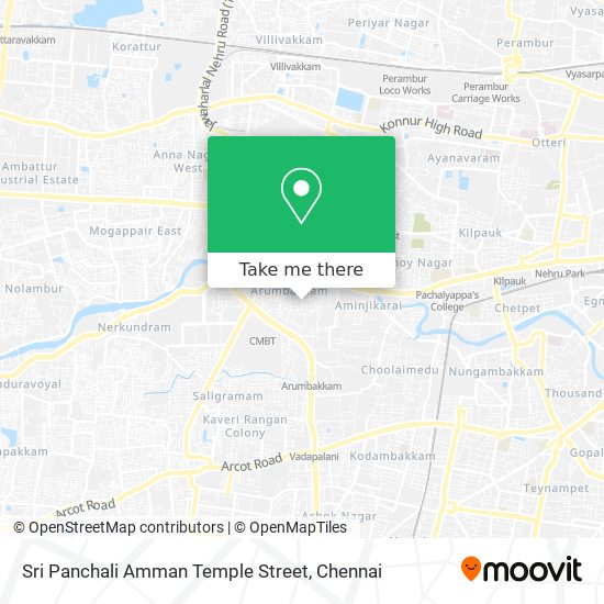 Sri Panchali Amman Temple Street map