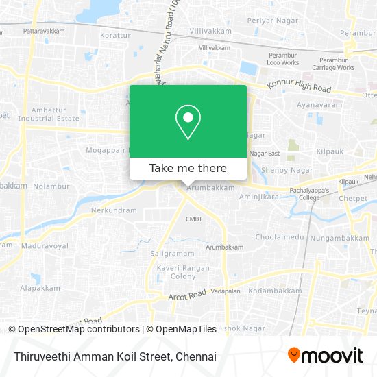 Thiruveethi Amman Koil Street map