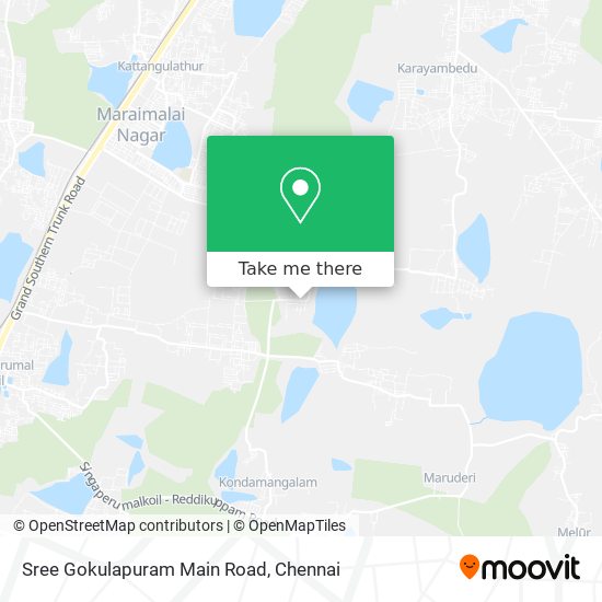 Sree Gokulapuram Main Road map