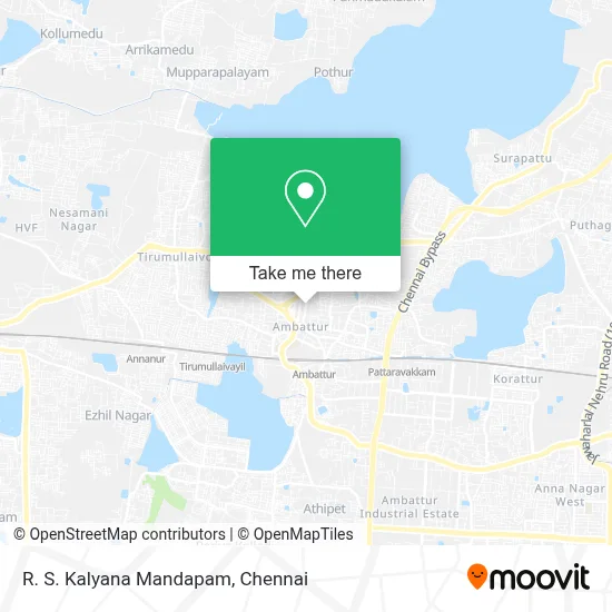 R. S. Kalyana Mandapam map