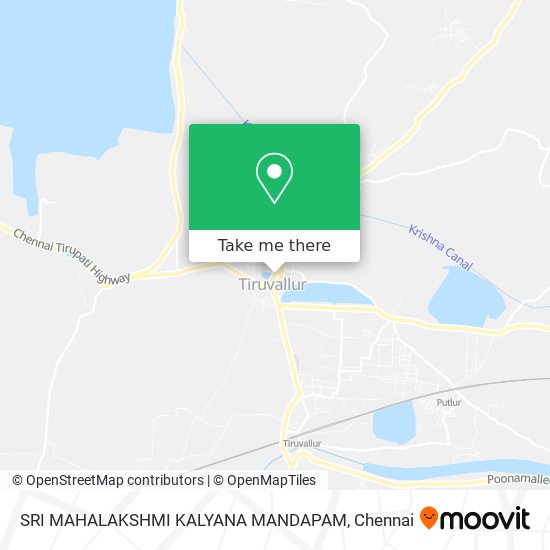 SRI MAHALAKSHMI KALYANA MANDAPAM map