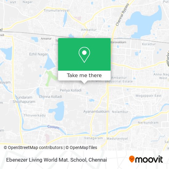 Ebenezer Living World Mat. School map