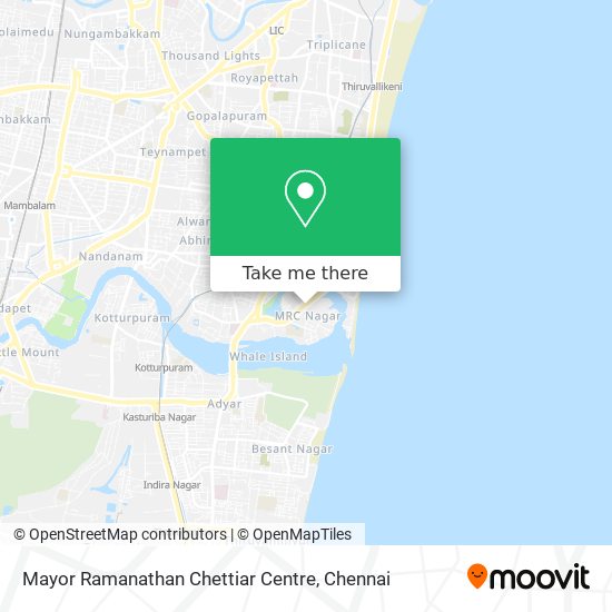 Mayor Ramanathan Chettiar Centre map