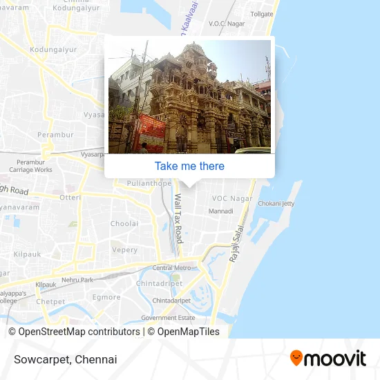 Sowcarpet map