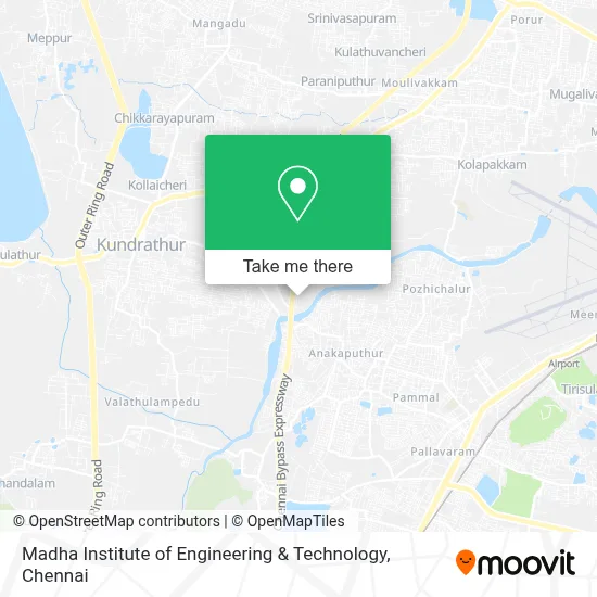 Madha Institute of Engineering & Technology map