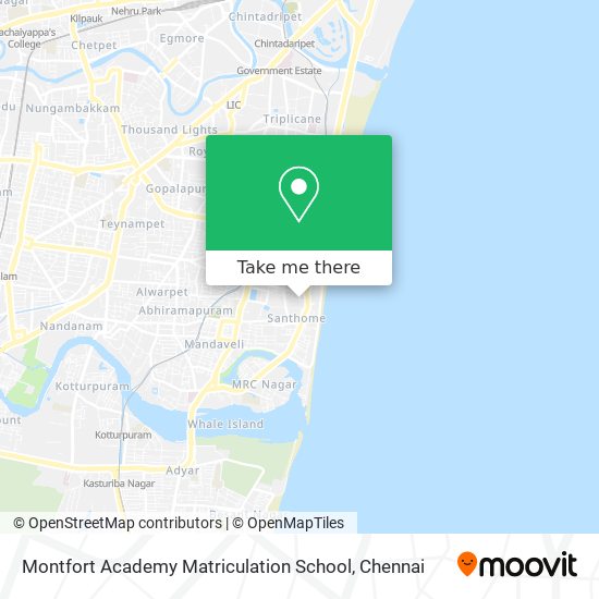 Montfort Academy Matriculation School map