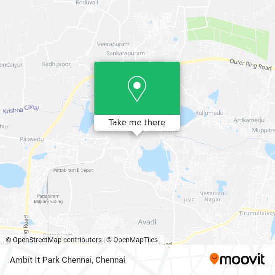 Ambit It Park Chennai map