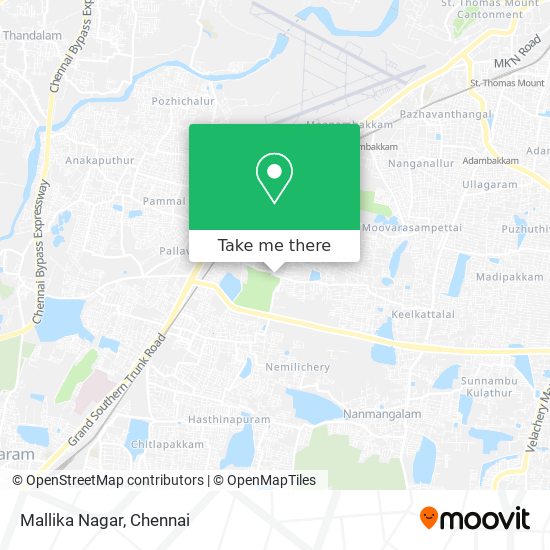 Mallika Nagar map