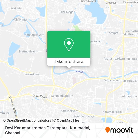 Devi Karumariamman Paramparai Kurimedai map