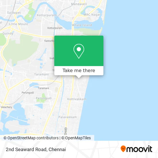 2nd Seaward Road map
