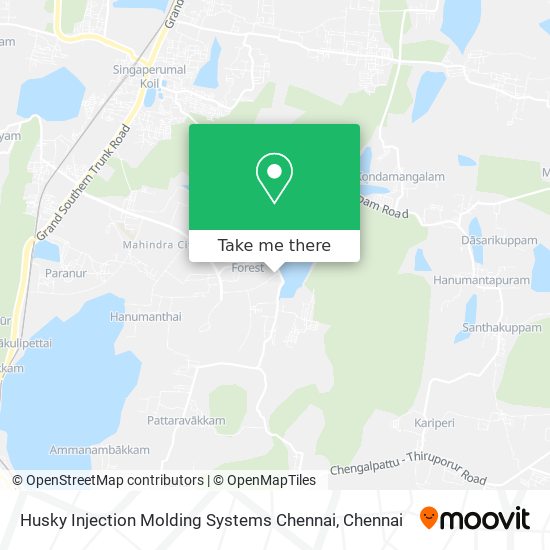 Husky Injection Molding Systems Chennai map