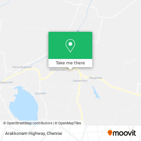 Arakkonam Highway map