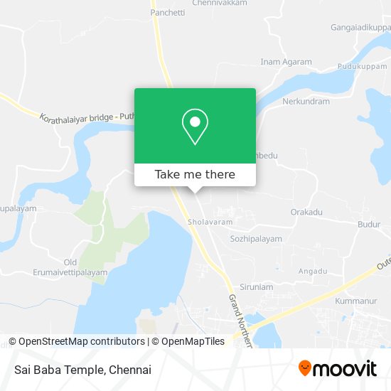 Sai Baba Temple map