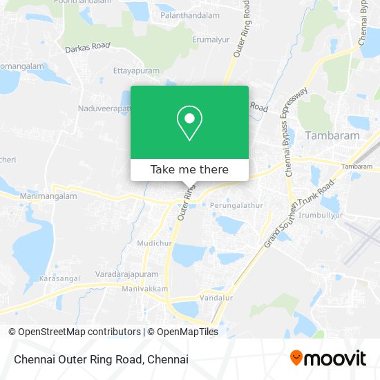 Chennai Outer Ring Road map