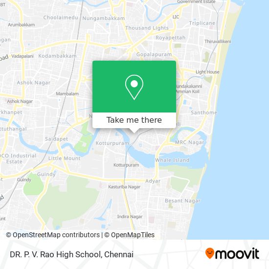 DR. P. V. Rao High School map