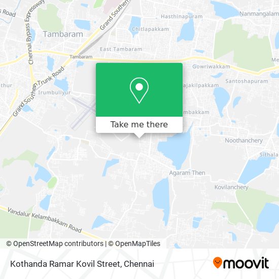 Kothanda Ramar Kovil Street map