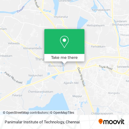 Panimalar Institute of Technology map