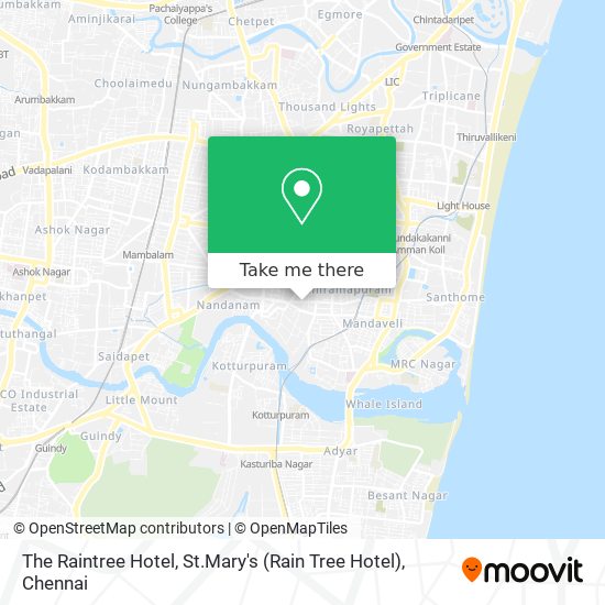 The Raintree Hotel, St.Mary's (Rain Tree Hotel) map