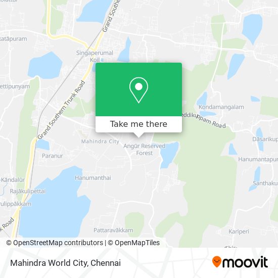 Mahindra World City map