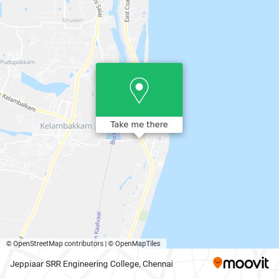 Jeppiaar SRR Engineering College map
