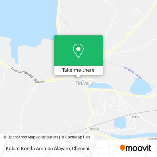Kolam Konda Amman Alayam map