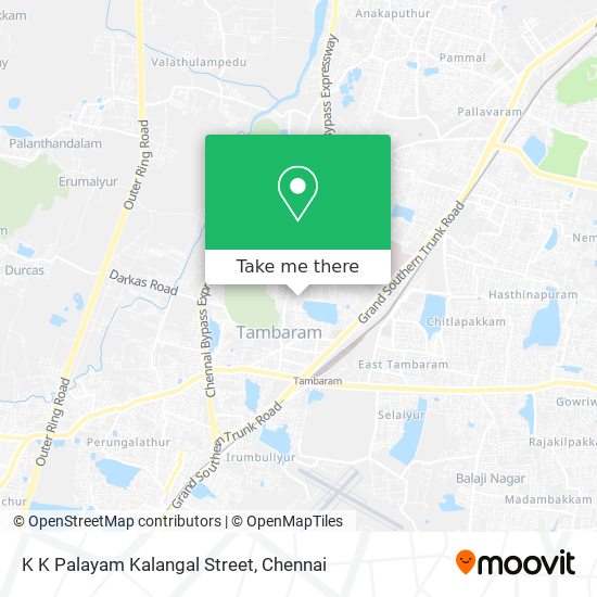K K Palayam Kalangal Street map