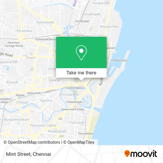 Mint Street map