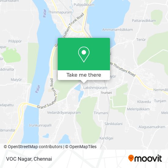 VOC Nagar map