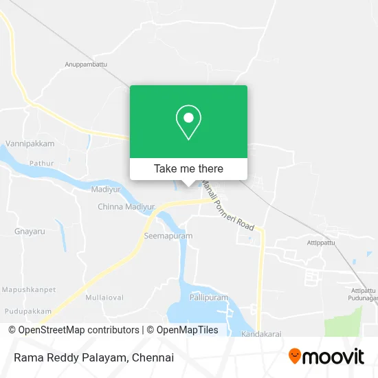 Rama Reddy Palayam map