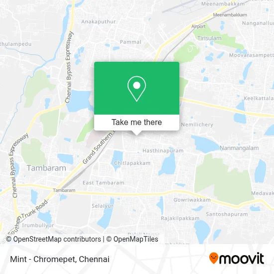 Mint - Chromepet map