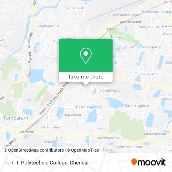 I. R. T. Polytechnic College map