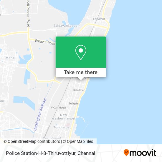 Police Station-H-8-Thiruvottiyur map