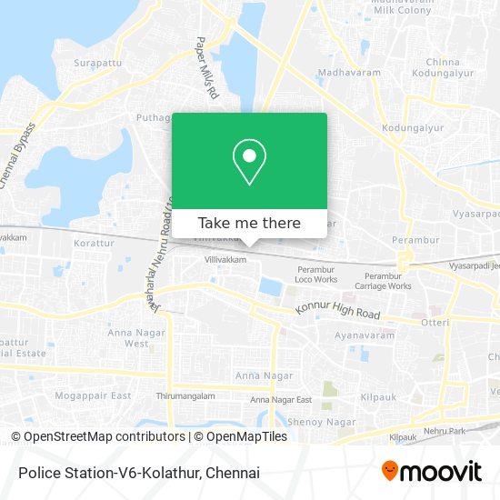 Police Station-V6-Kolathur map