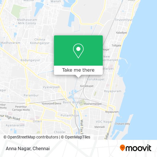 Anna Nagar map