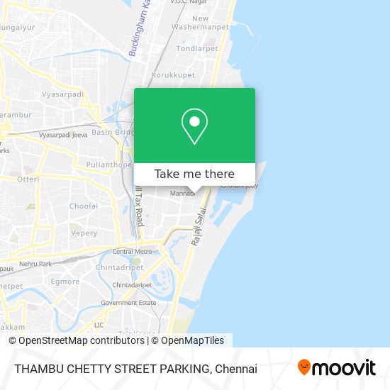 THAMBU CHETTY STREET PARKING map