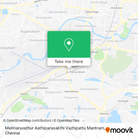 Melmaruvathur Aathiparasakthi Vazhipattu Mantram map