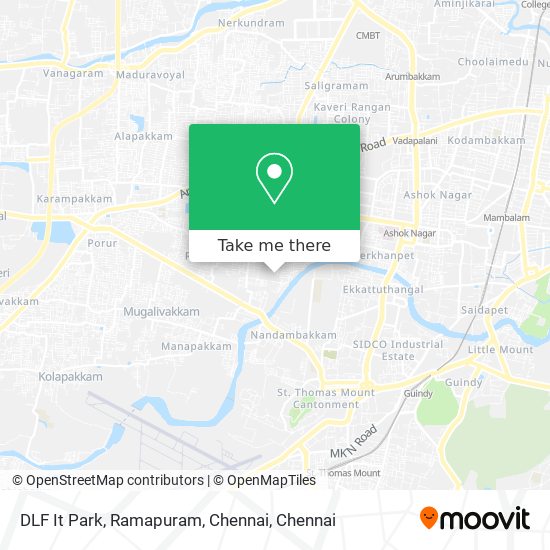 DLF It Park, Ramapuram, Chennai map